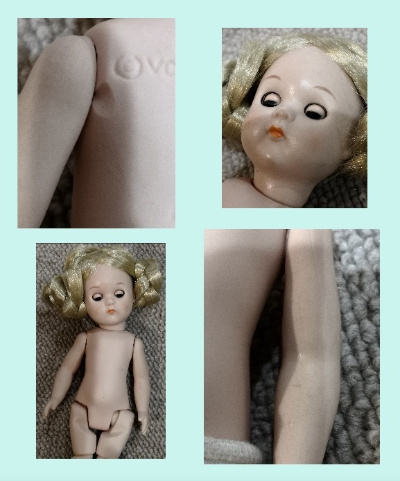 ヴィンテージ　ヴォーグ社 1984年 フルビスク ジニードール　Vintage Vogue Ginny Doll, Full Body Bisque ,1984 _4