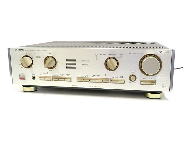 動作品 LUXMAN ラックスマン プリメインアンプ L-430 オーディオ