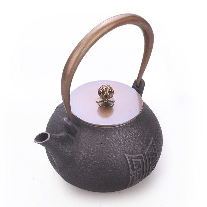 人気推薦★南部鉄器 鉄やかん 鉄びん 鉄分補給 ティー用品 煮茶壷 茶道具 鉄瓶★1.2L NH129