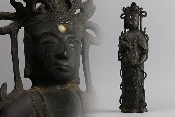 大得価，お得 【氷】中国古玩 中国美術 唐物 古銅 白玉白毫 明
