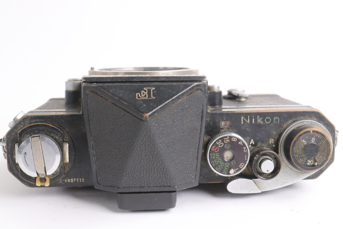 ニコン Nikon 一眼レフ フィルムカメラ ボディ F アイレベル 1円 0
