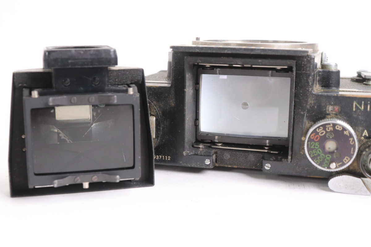 ニコン Nikon 一眼レフ フィルムカメラ ボディ F アイレベル 1円 0
