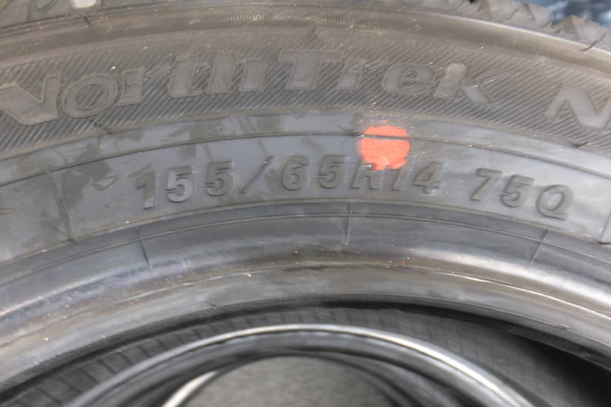 在庫一掃 【未使用保管品/4本セット】2020年製？ 155/65 R14 75Q