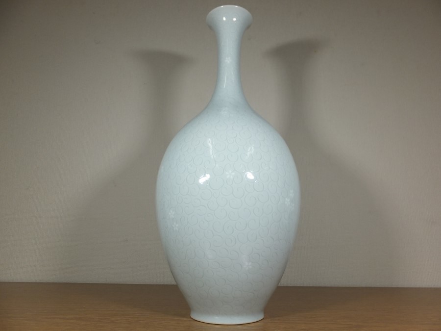 申相浩 自作 三島水指 釜谷陶房 現代韓国陶芸代表作家 (柳海剛 池順鐸