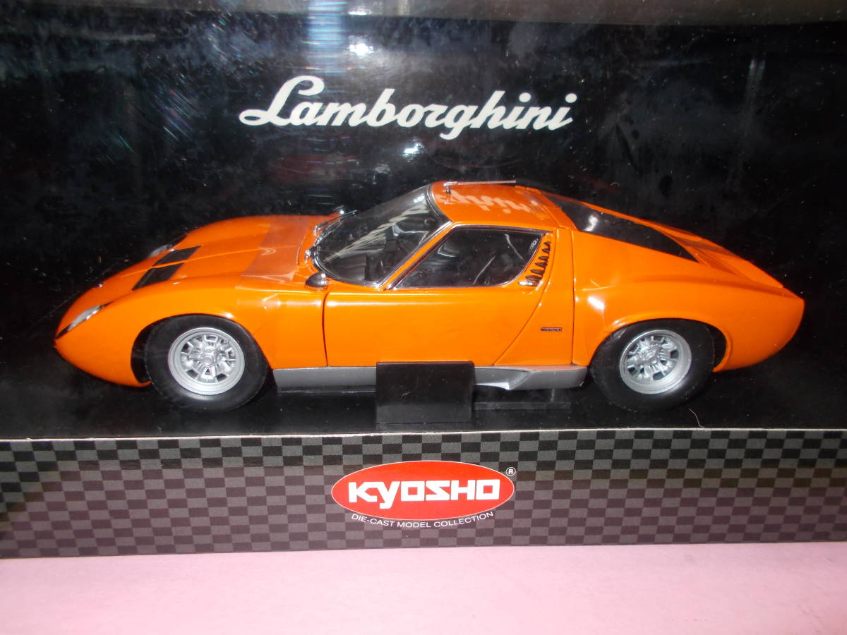 1⁄18 ランボルギーニ 京商 ミウラ P400 SV LAMBORGHINI MIURA Orange 