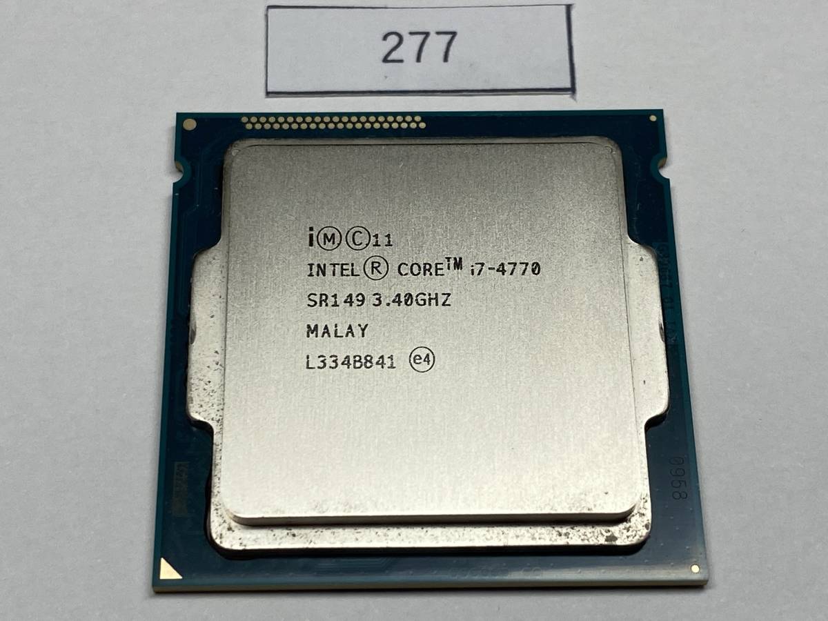 Intel Core i7-4770 Processor CPU GHz LGA1150 - Desktop 0 SR149 LGA 