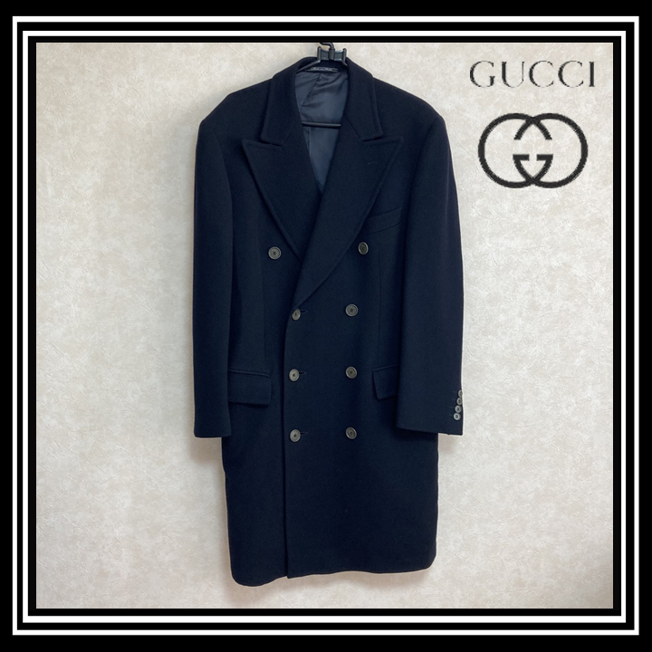 ☆GUCCI☆美品☆ダブル☆チェスターコート☆送料無料☆ ダブル