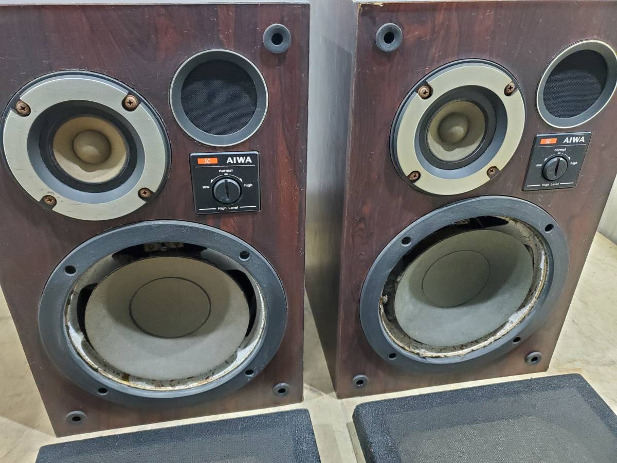 AIWA SC-61 アイワ 2way Yahoo!オークション スピーカー sc-61」の落札