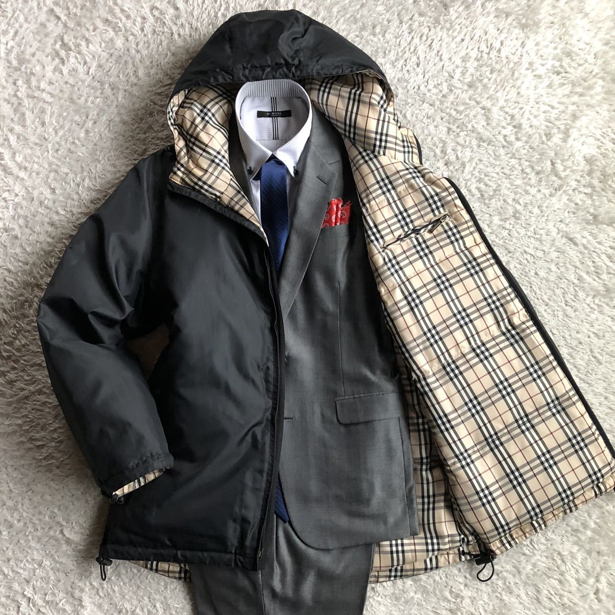 BURBERRY バーバリー ダウン LONDON ノバチェック柄 ノバチェック 