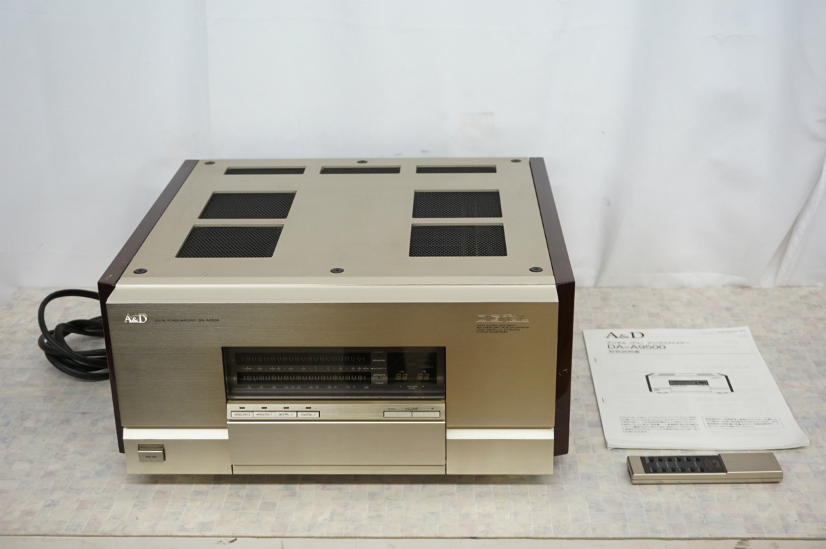 A&D DA-A9500 デジタルパワーアンプ リモコン □a183317Sa