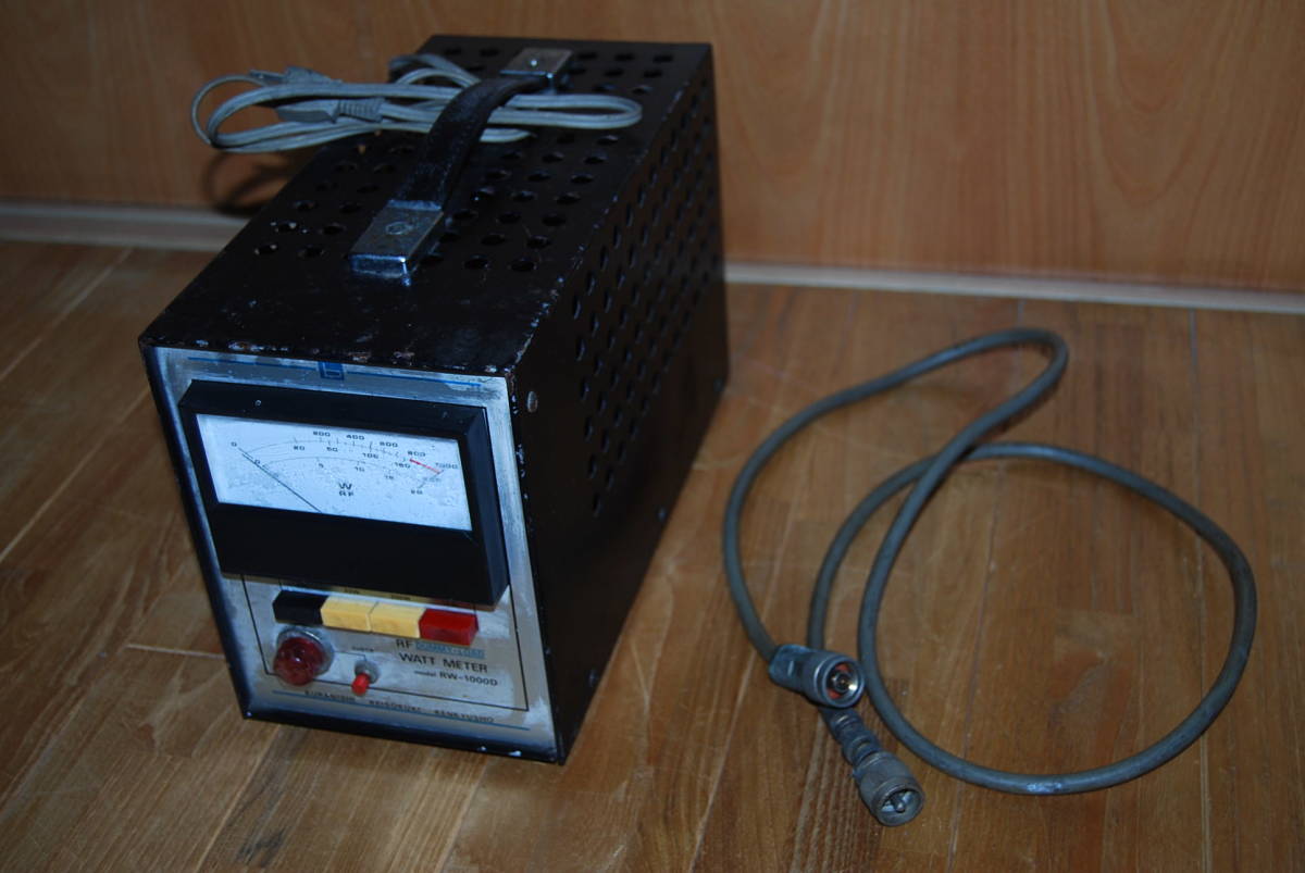 KURANISHI RF DUMMY LOAD WATT METER model:RW-1000D USED/通電のみ