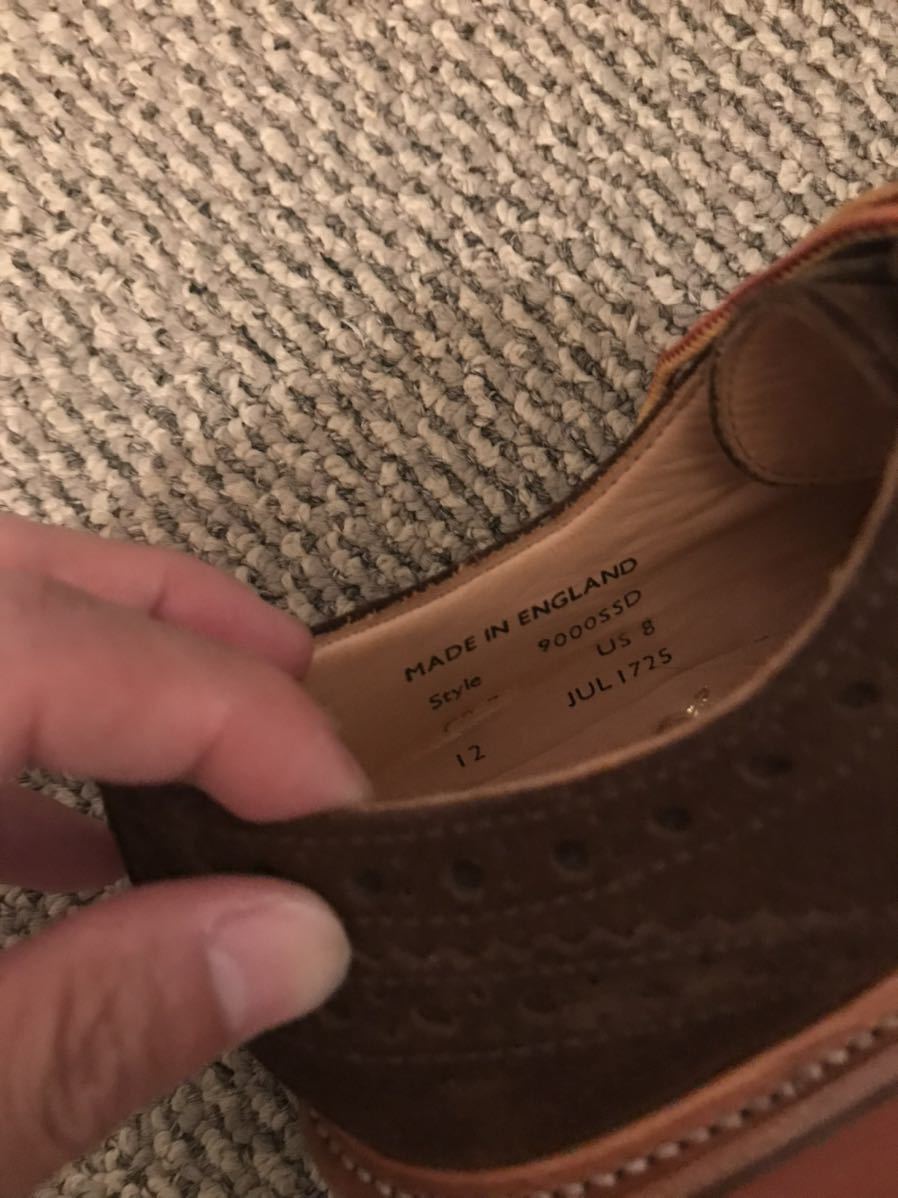美品 英国製 Sanders製 Mark Mcnairy サンダース製マーク マクナイリー 