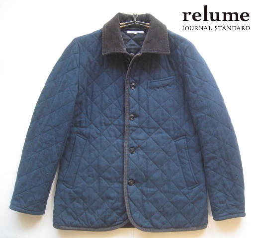 ☆relume☆レリューム キルティング ブルゾン S ウール100