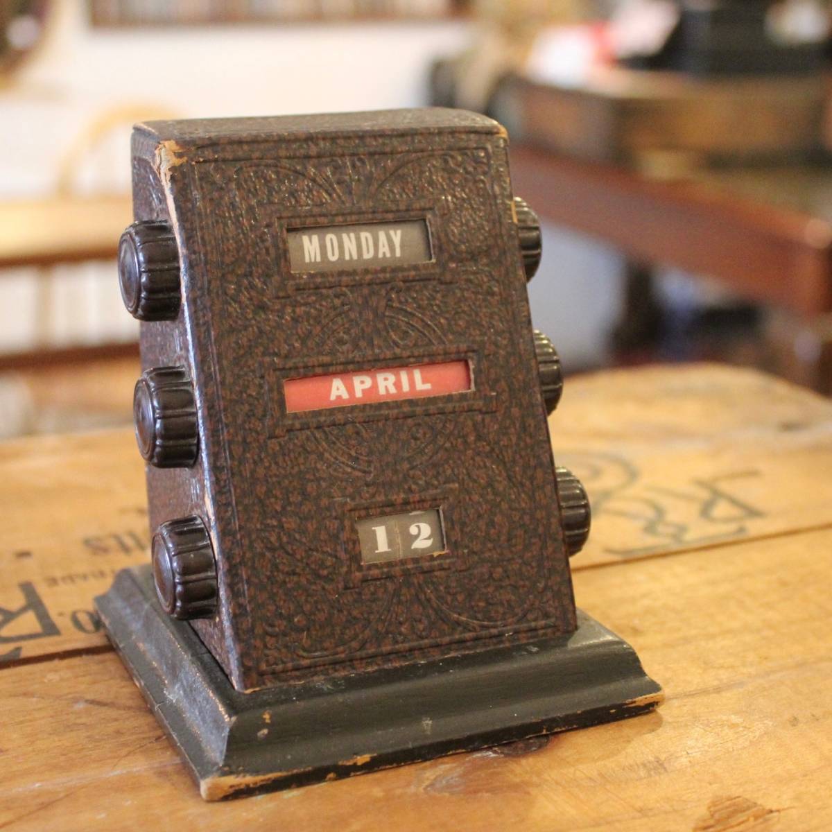 アンティーク デスクカレンダー Desk antique Vintage ⁄ Calendar 