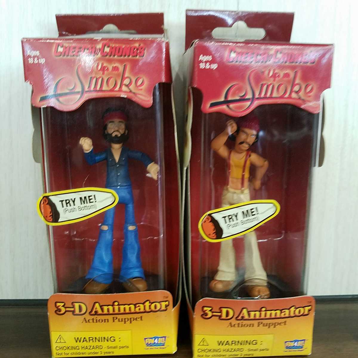 【100%新品，HOT】 Up In Smoke アップインスモーク CHEECH&CHONG's チーチ&チョン 3-D Animator Action Puppet アクションパペット フィギュア FUN4ALL(その他)｜売買されたオークション情報、yahooの商品情報をアーカ その他