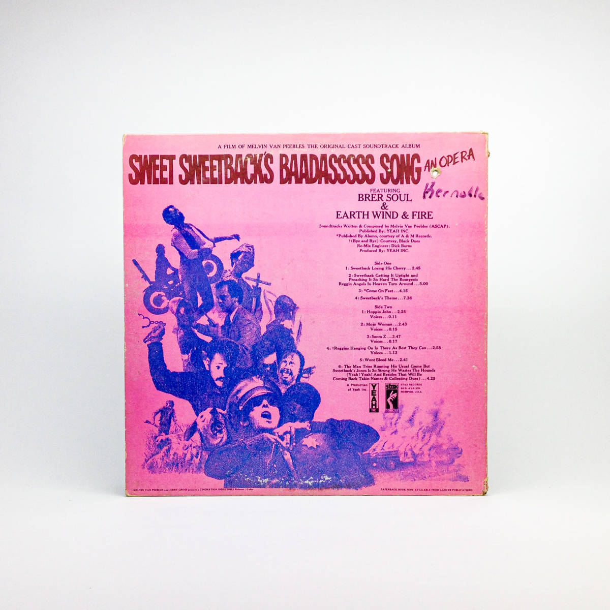 LP] '71米Orig / Melvin Van Peebles / Sweet Sweetback's Baadasssss