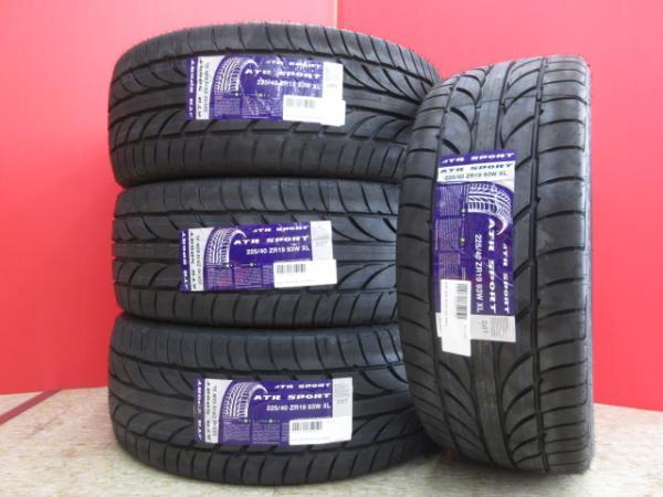 新品 225/40R19 93W ATR SPORTS 2020製 4本セット マークXジオ