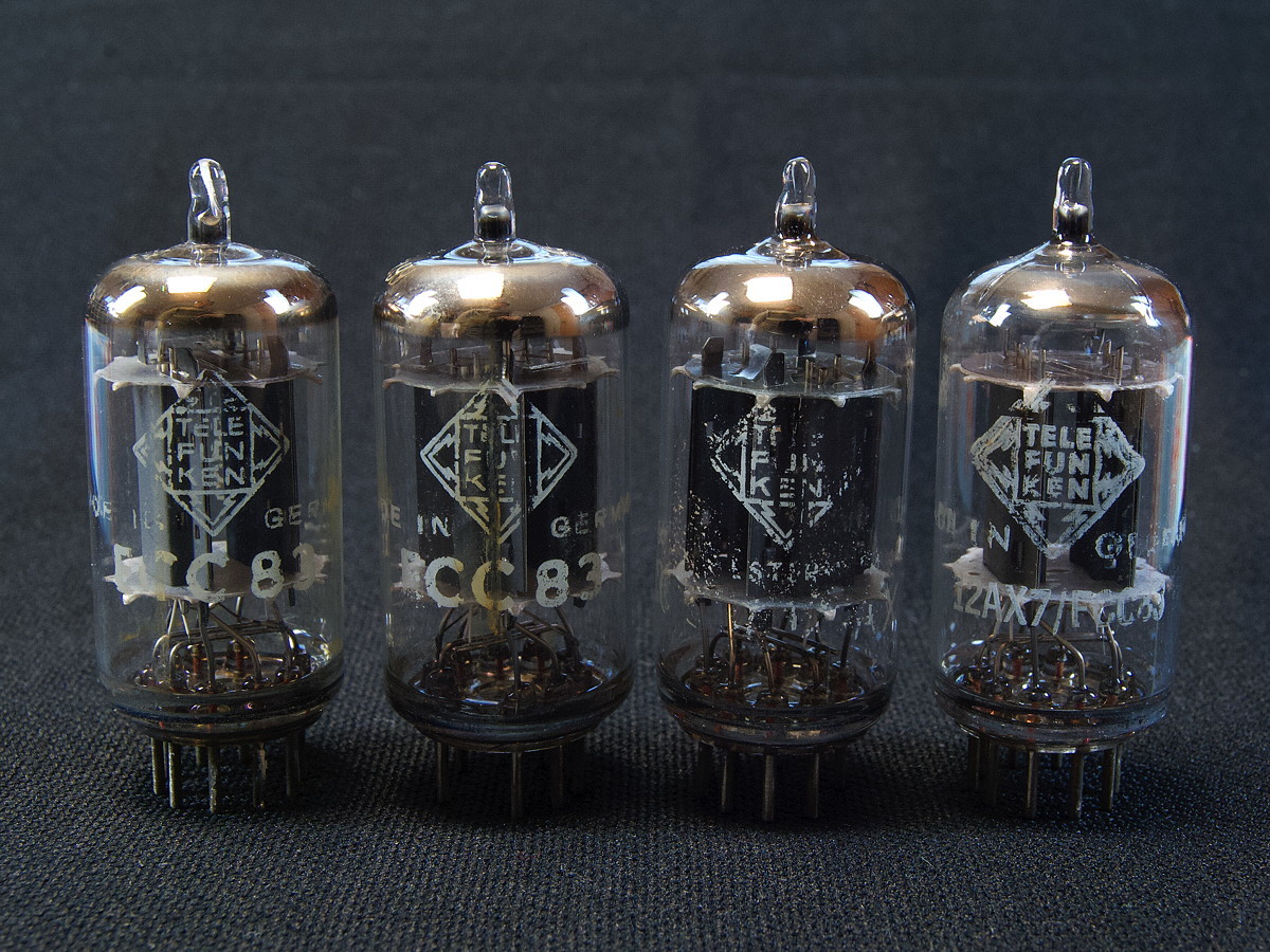 Telefunken ECC83 スムースプレート ダイヤ 2本セット Telefunken ECC83 ⁄ | Smooth 12AX7 eBay Plate Plates Diamond Bottom
