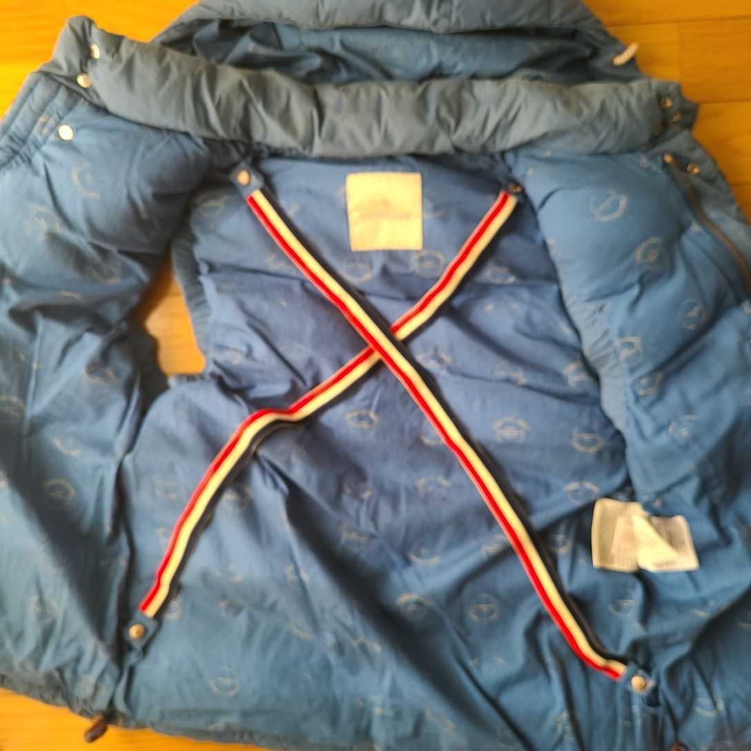 モンクレールvisvimコラボダウンベストブルー
