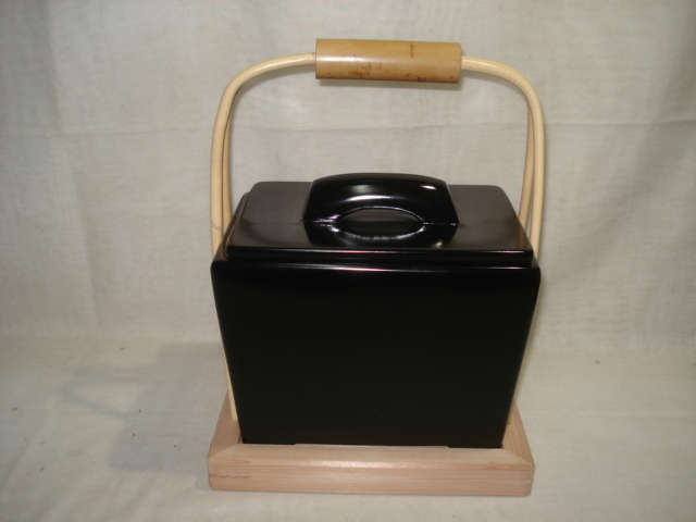 新品・水屋道具』 手付 火消壺 ・ 四方形 紙箱 新品・水屋道具』 手付