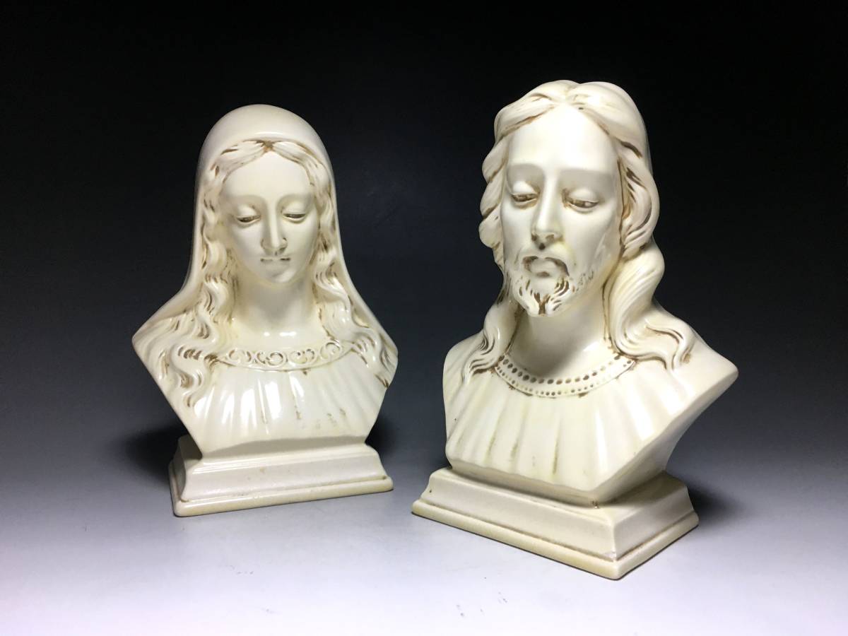 イエス•キリスト誕生 聖母マリア様 陶器 置物陶器 祈りの子 聖母マリア 陶器 イエスキリスト 聖母マリア彫像