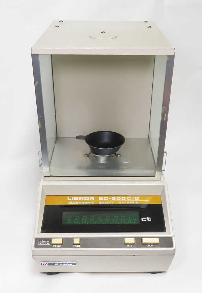 島津製作所(SHIMADZU) ED-200C/G カラット天びん(ジャンク品)