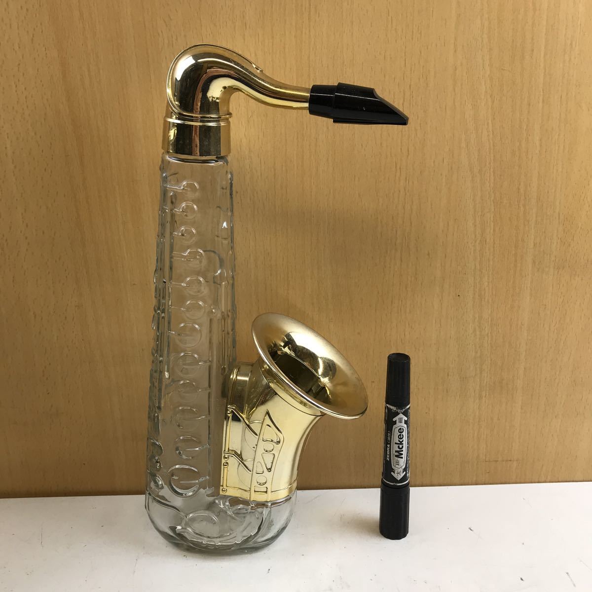 298】SUNTORY サントリー ピュアモルトウイスキー山崎 空き瓶 サックス
