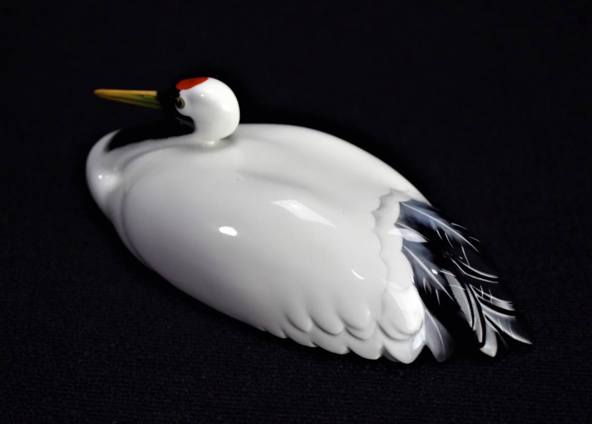 Noritake オールドノリタケ - 置物 鳥 メルカリ 丹頂鶴 陶器 白鶴