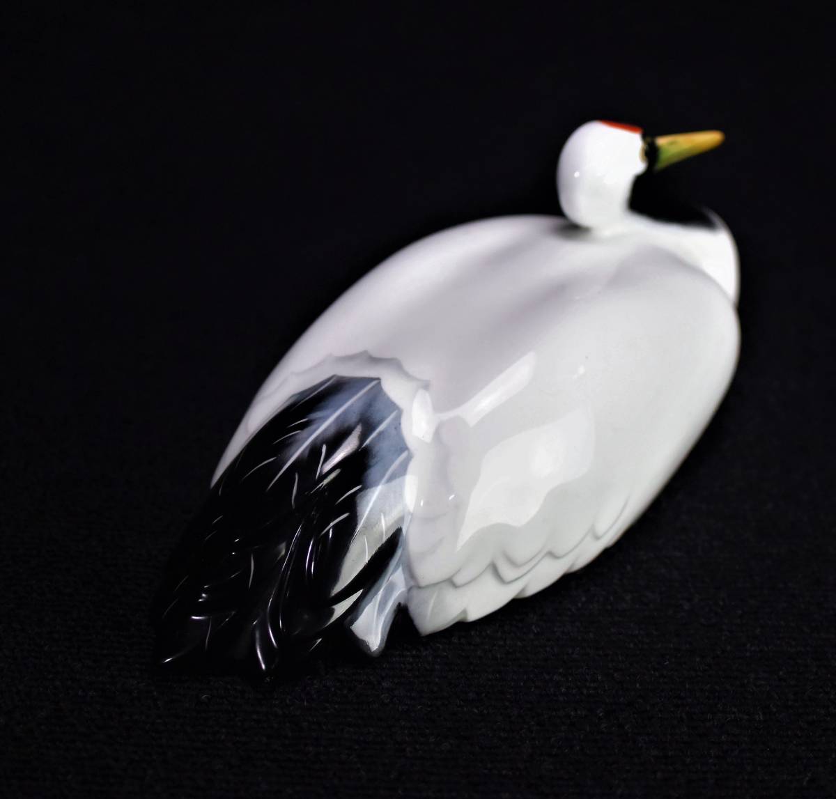 Noritake オールドノリタケ - 置物 鳥 メルカリ 丹頂鶴 陶器 白鶴