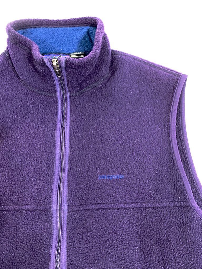 希少 90年代 VINTAGE USA製 Patagonia シンチラ フリースベスト レア 