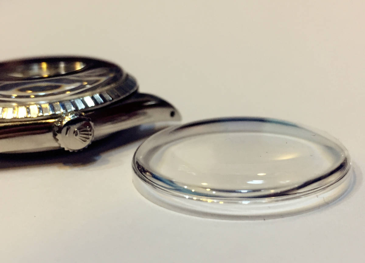 ＃1 プラスチック風防　社外品/適応モデル　ロレックス 1601, 1803, 16013, 16014/時計はイメージだけです。_1