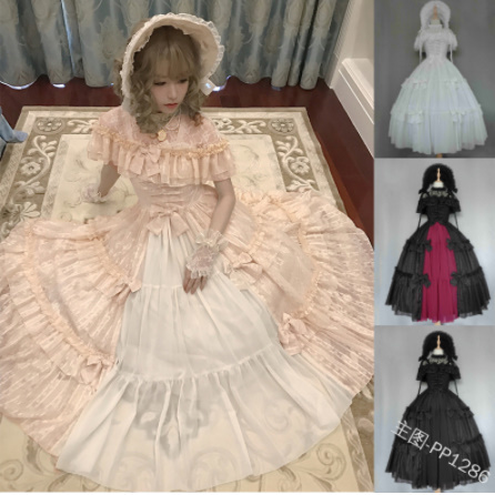 Mp3756 ゴシックパレススウィートロリータドレス レトロレースボウノット Oネック ハイウエスト ビクトリア朝ドレス 中世コスプレ ゴスロリ 売買されたオークション情報 Yahooの商品情報をアーカイブ公開 オークファン Aucfan Com