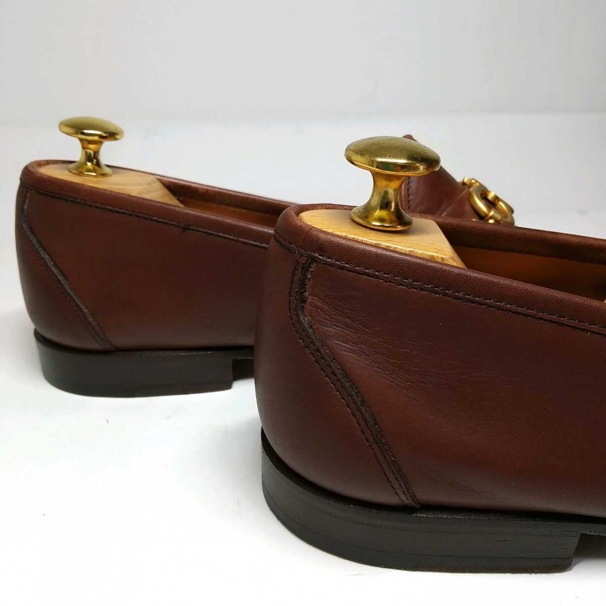 箱付き☆美品【SALVATORE FERRAGAMO】フェラガモ 8EE 26cm ローファー 