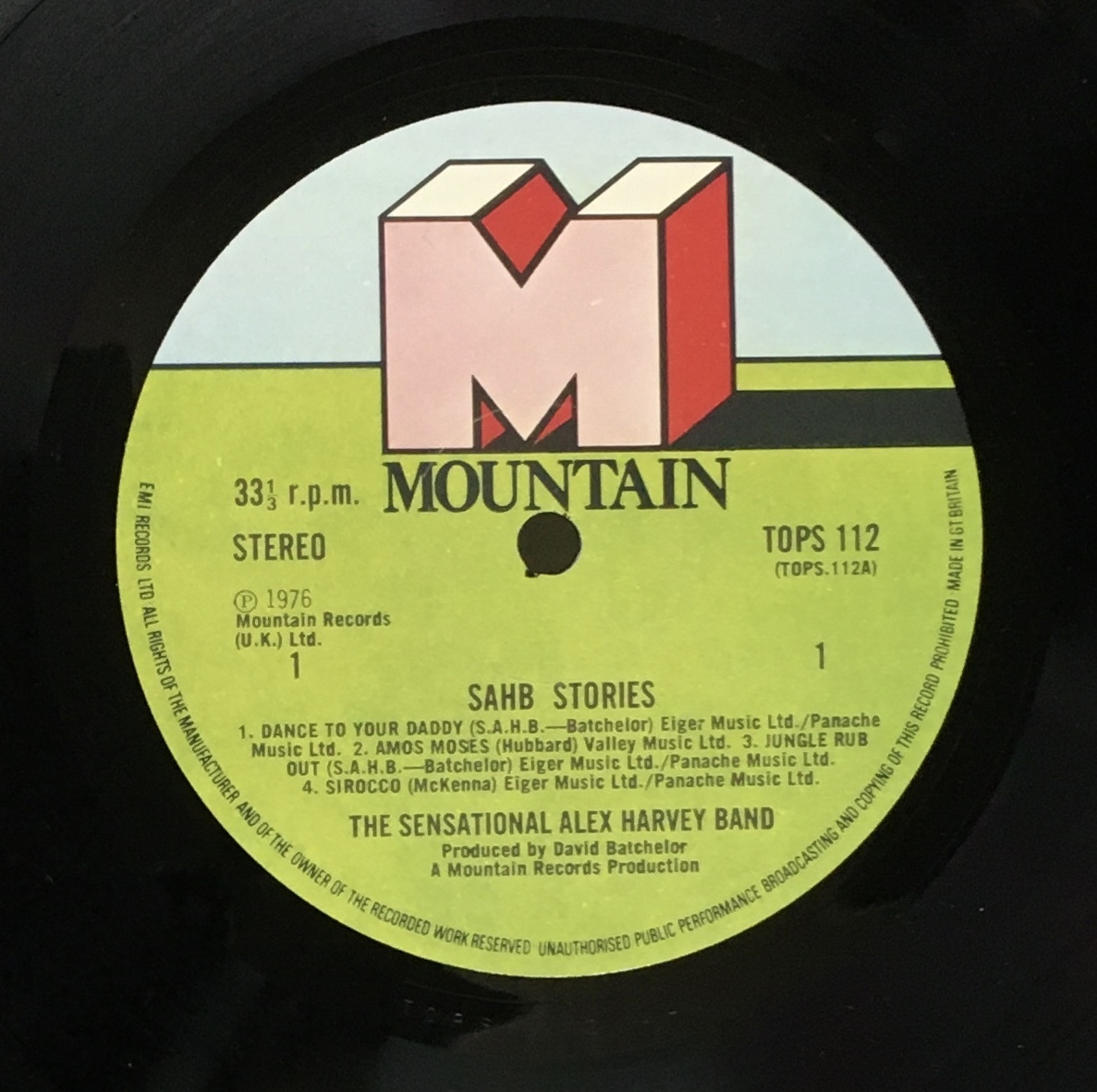 LP/UK Orig/Sensational Alex Harvey Band/Glam/Led Zeppelin Black Sabbath ...