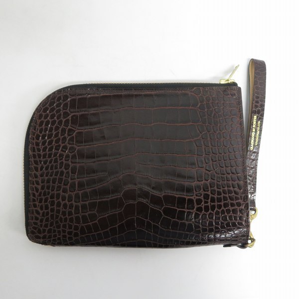 GLAD HAND/グラッドハンド× PORTER/ポーター クラッチバック クロコ型 