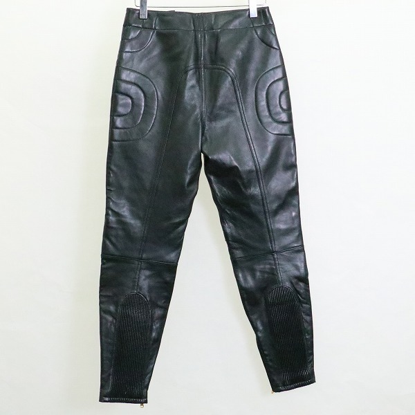 D598b コラボ Moschino X H M レザー パンツ Size34 ベルト付き バイカー ジェレミースコット レディース ボトムス G その他 売買されたオークション情報 Yahooの商品情報をアーカイブ公開 オークファン Aucfan Com