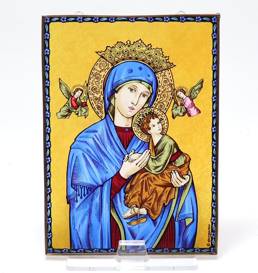 and 置物 Madonna Child ステンド : 聖母マリア 聖母マリアとイエス