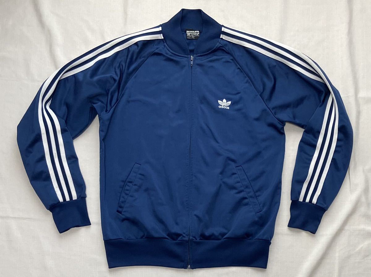 80sビンテージ adidas ATP USA製 紺 白 トレフォイルロゴ 80sビンテージ adidas ATP USA製 紺 白 トレフォイルロゴ