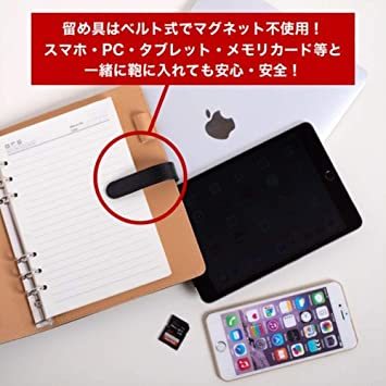 黒 A5 システム手帳 A5サイズ カバー 6穴リング メモ帳 手帳 ブラック カード収納 プレゼント 卒業記念品 就職 オフィ_2