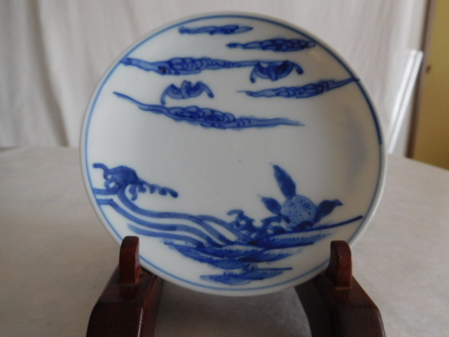古伊万里 | 蝙蝠文様 Antique Shop Soukodo 染付小皿 染付 山水雲龍文 -