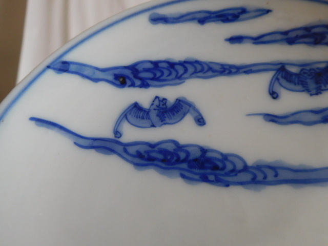 古伊万里 | 蝙蝠文様 Antique Shop Soukodo 染付小皿 染付 山水雲龍文 -