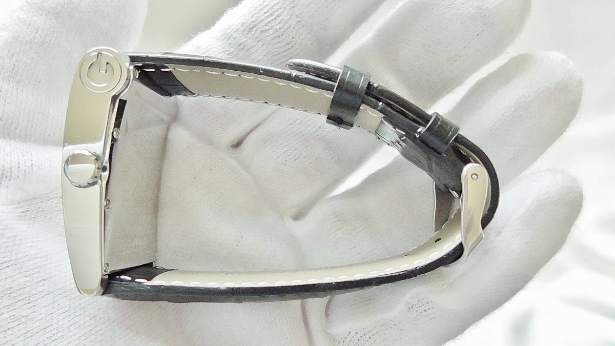 8600M グッチ クォーツ GUCCI 黒文字盤 メンズ時計 メンズ クオーツ Gメトロ 中古本物!GUCCI⁄グッチ ブラック文字盤 腕時計 クロノグラフ デイト Gucci 自動巻き式