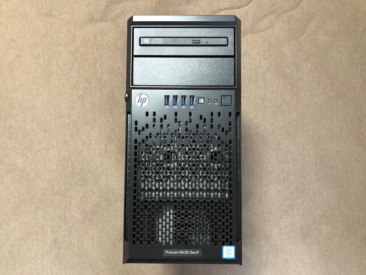 ◎HPE ProLiant ML30 Gen 9 Xeon/4GB/1T X2RAID1/WS2012R2Ess◎送料込0302