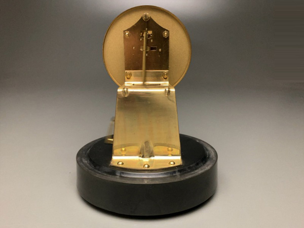 白蓮】ナショナル TRANSISTOR CLOCK 置時計 振り子 昭和レトロ