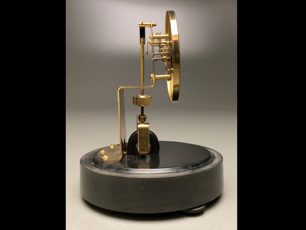 白蓮】ナショナル TRANSISTOR CLOCK 置時計 振り子 昭和レトロ