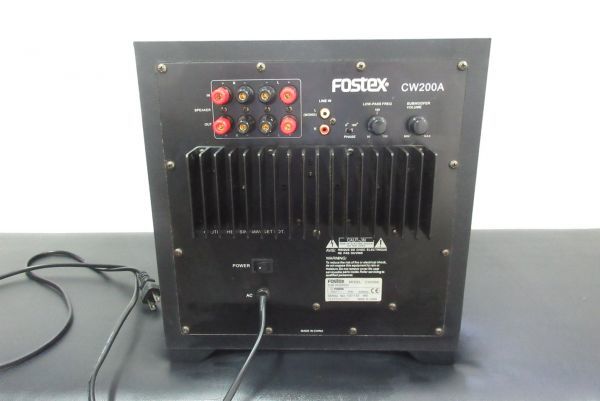 ☆ウーファー☆FOSTEX CW200A アンプ内蔵型 CW200A FOSTEX - GB Fostex
