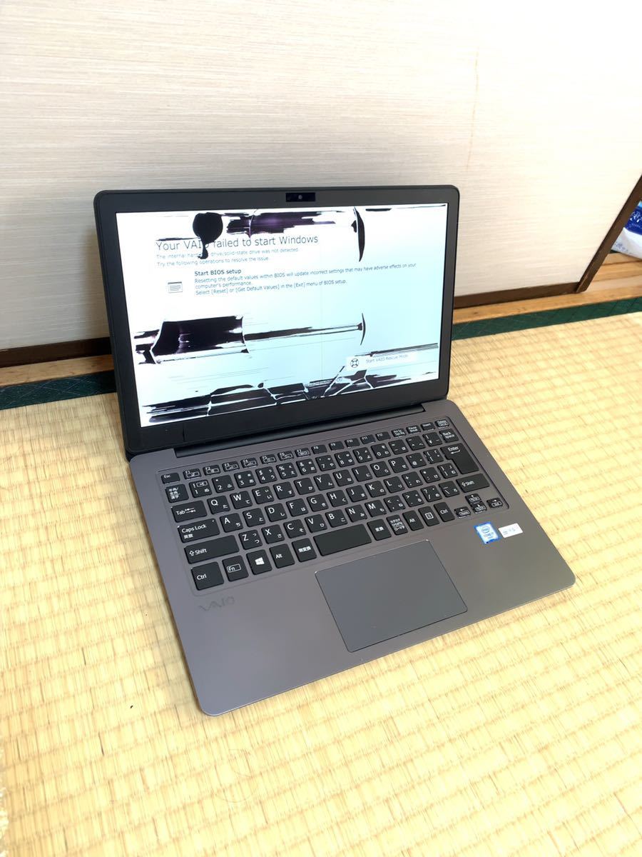 ジャンク VAIO VJZ131 高性能Core i7 6567U 3.3GHz/8GB/SSDなし/Web