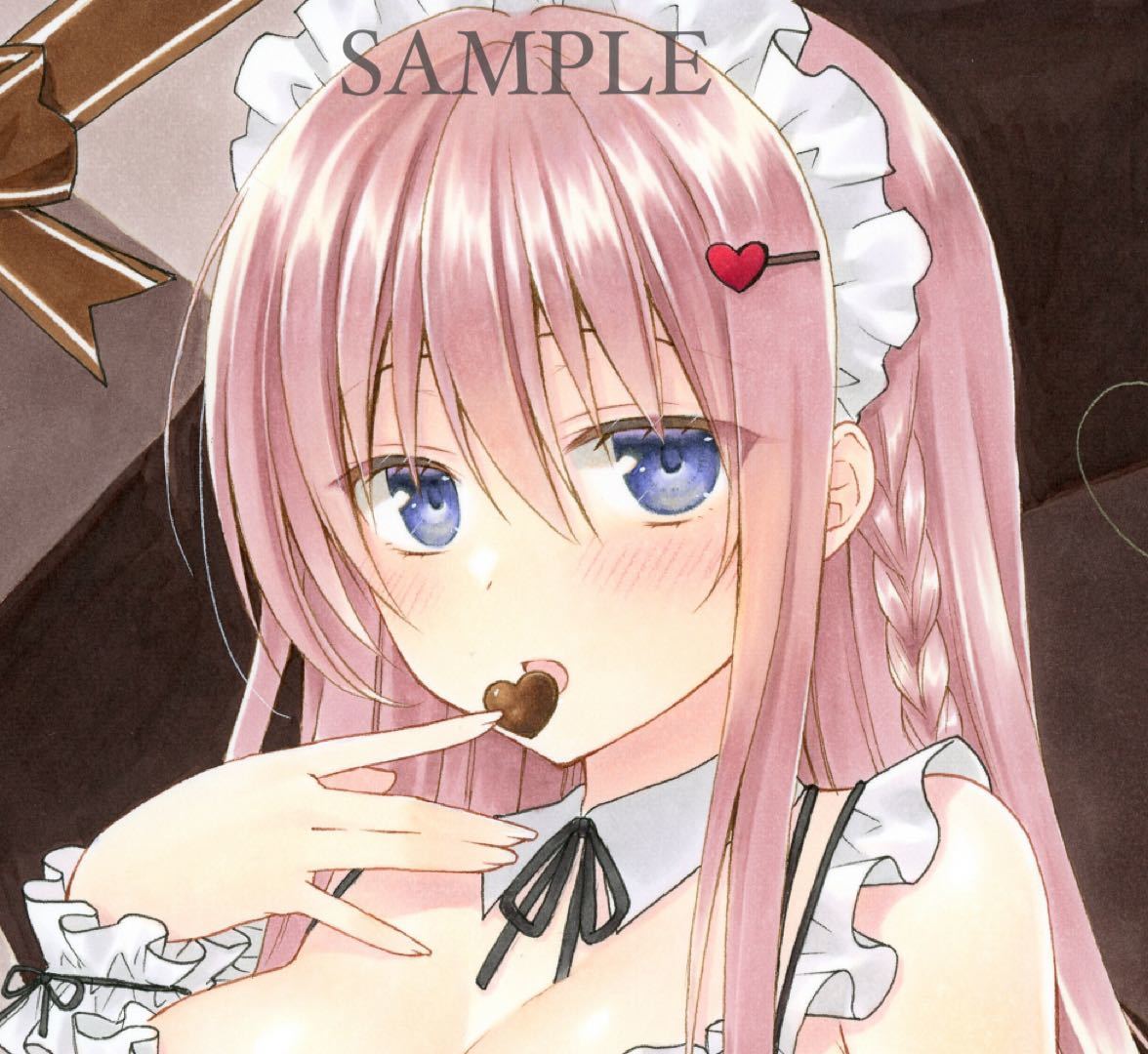 手描きイラスト オリジナル バレンタイン 手描きイラスト 売買されたオークション情報 Yahooの商品情報をアーカイブ公開 オークファン Aucfan Com