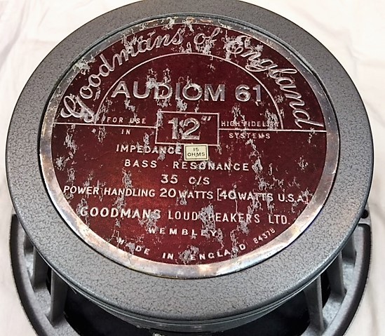 希少】Goodmans Audiom 61（ペア）グッドマンズ 30㎝ スピーカー