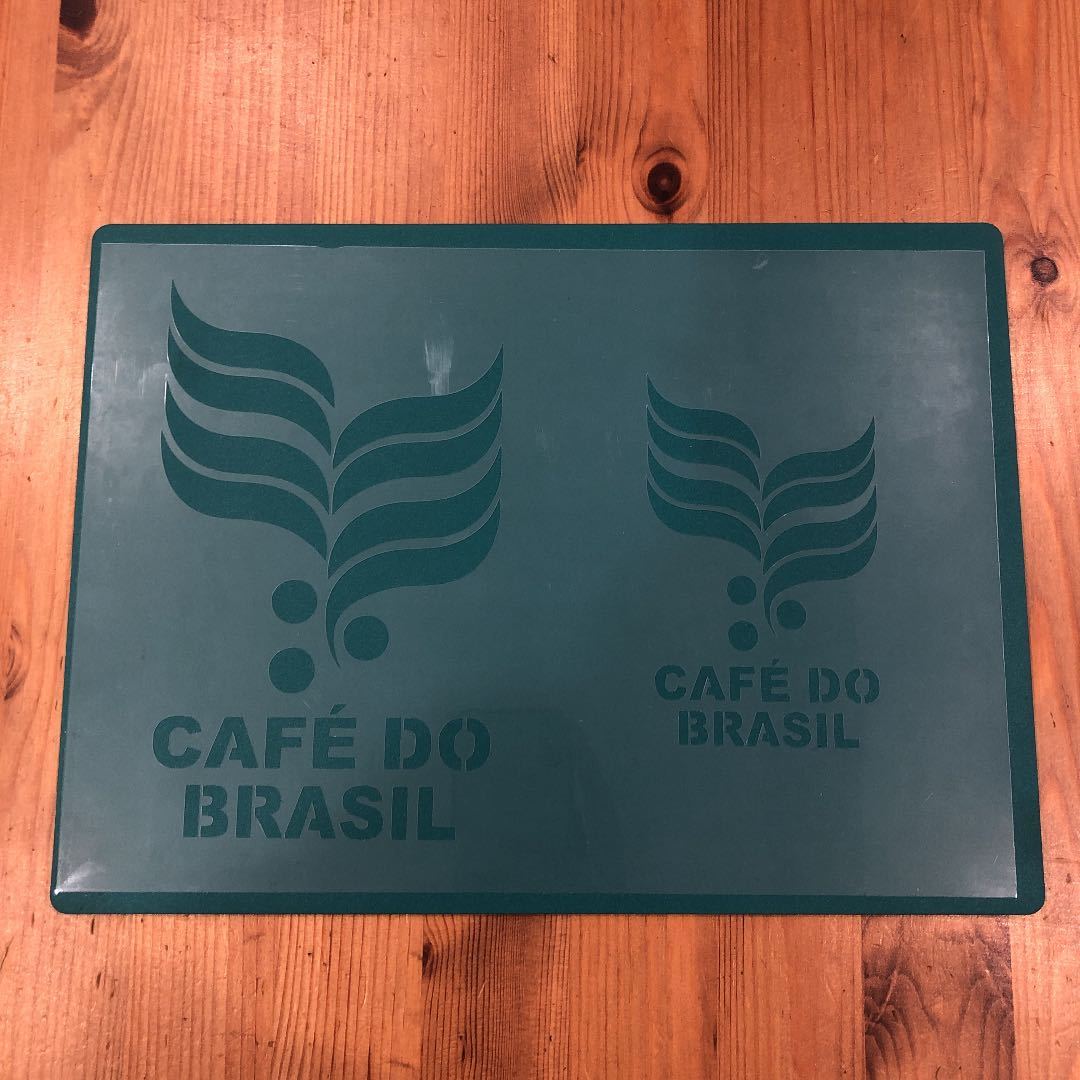 No 181 ステンシルシート ステンシルプレート カフェドブラジル コーヒー Cafe S Do Brasil ロゴ 縦17 5センチ 12センチ ハンドメイド作品 売買されたオークション情報 Yahooの商品情報をアーカイブ公開 オークファン Aucfan Com